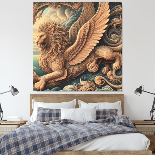 Leon Leinwanddruck (Insitu (Schlafzimmer))