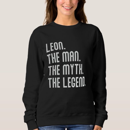 Leon Man Myth Legend Shirt Gifts For Mens Funny Le (Vorderseite)
