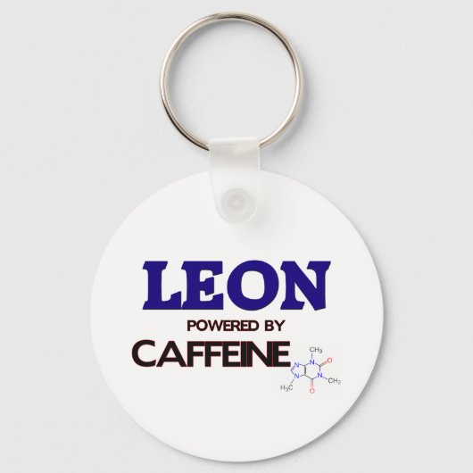 Leon mit Koffein Schlüsselanhänger (Vorderseite)