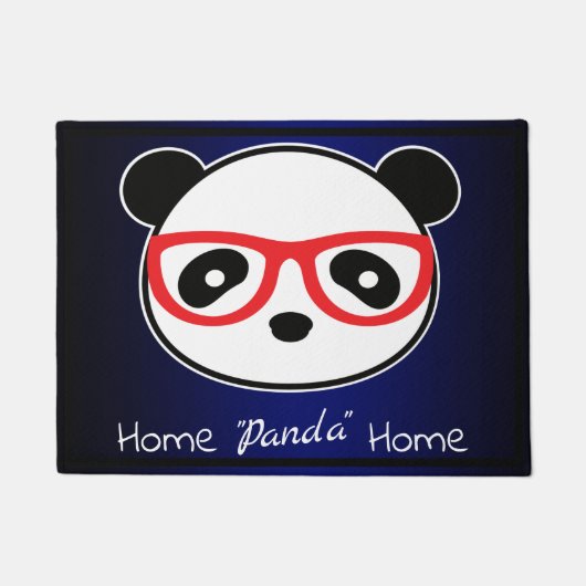 Leon Panda Bear Kitchen Mat Fußmatte (Vorderseite)