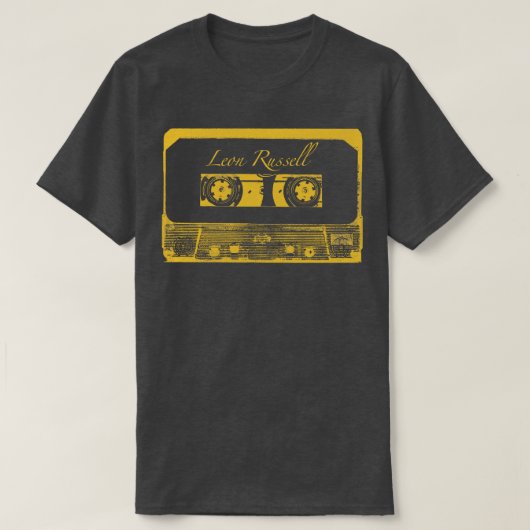 Leon Russell Cassette Tape T-Shirt (Design vorne)