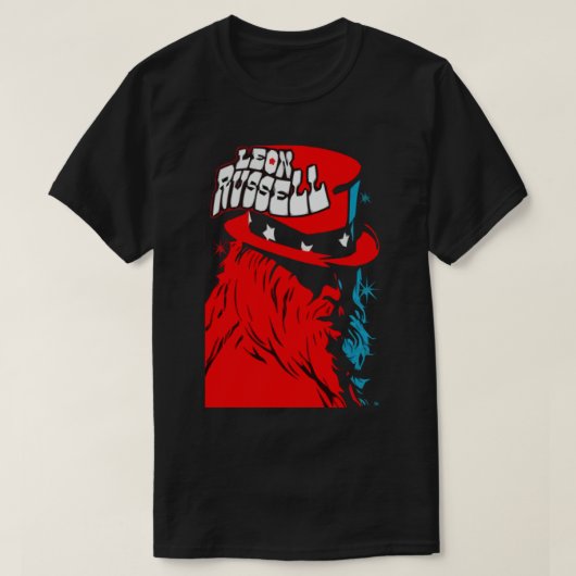 Leon Russell Classic T - Shirt (Design vorne)