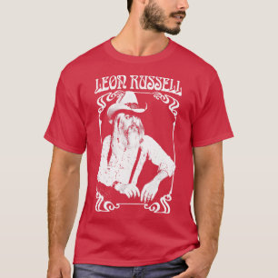 Leon Russell Retro 1970er Jahre Fan-Design T-Shirt