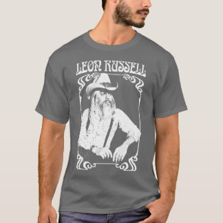 Leon Russell Retro-Fandesign der 1970er Jahre T-Shirt