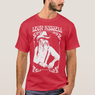 Leon Russell Retro-Fandesign der 1970er Jahre T-Shirt