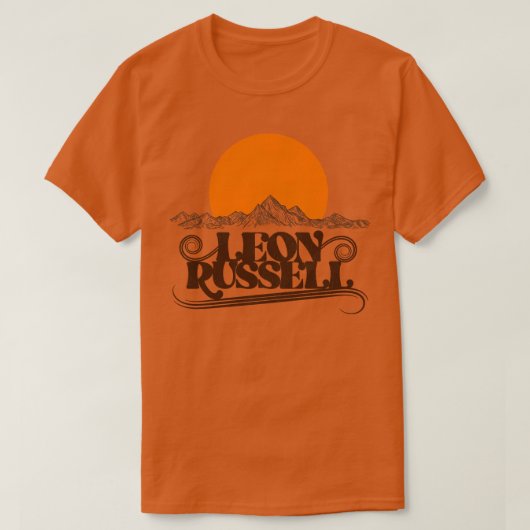 Leon Russell Rising Sun T-Shirt (Design vorne)