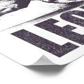 Leon Soccer Boys Personalized First Name Leon  Poster (Ecke)