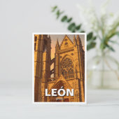 León Spain Travel Postkarte (Stehend Vorderseite)
