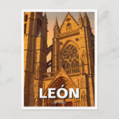 León Spain Travel Postkarte (Vorderseite)