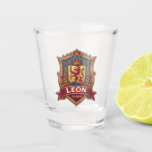 León Spanien Schnapsglas (Vorderseite)