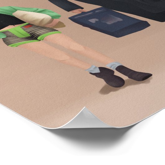 Leon the Beruflich Poster (Ecke)