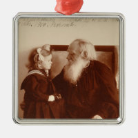 Leon Tolstoy mit seiner Enkelin, Tatjana