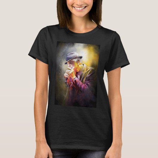 Leonard Cohen 02 T-Shirt (Vorderseite)