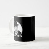Leonard Cohen Art 60er Style Kaffeetasse (Vorderseite Links)