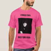 Leonard Cohen ästhetische Kunst für Fans T-Shirt (Vorderseite)