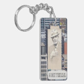 Leonard Cohen Mural in Montreal Kanada Schlüsselanhänger (Vorderseite links)