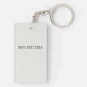 Leonard Cohen Mural in Montreal Kanada Schlüsselanhänger (Rückseite)