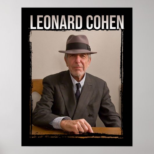 Leonard Cohen Portrait (2) Poster (Vorne)