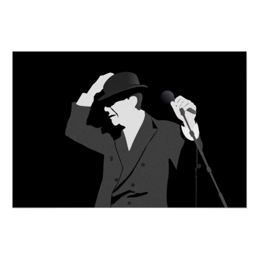 Leonard Cohen Poster (Vorderseite)