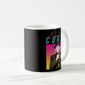 Leonard Cohen Retro 80er Style Kaffeetasse (VorderseiteRechts)