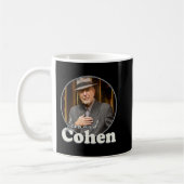 Leonard Cohen Retro Portrait FanArt Tribute Kaffeetasse (Links)