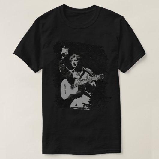 Leonard Cohen Retro-Poster T-Shirt (Design vorne)
