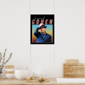 Leonard Cohen Retro Style Music Fan Geschenke Poster (Küche)