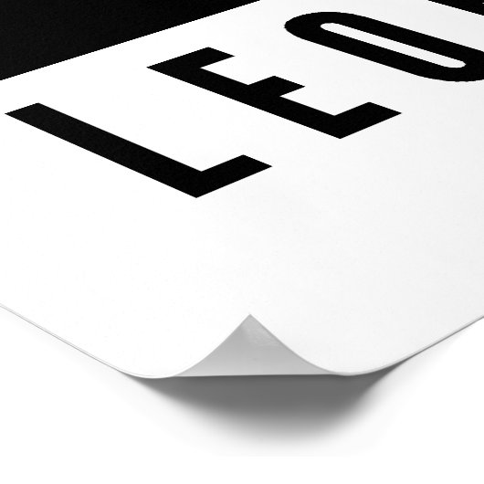 Leonard Read Poster (Ecke)