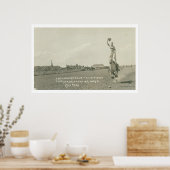 Leonard Stroud trickte beim Reiten. Poster (Küche)