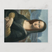 Leonarde da Vinci Mona Lisa Postkarte (Vorderseite)
