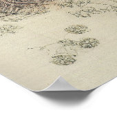 Leonardo Botanical Study Poster (Ecke)