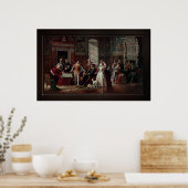 Leonardo da Cutro und Ruy Lopez spielen Schach Poster (Küche)