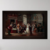 Leonardo da Cutro und Ruy Lopez spielen Schach Poster (Vorne)