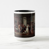 Leonardo da Cutro und Ruy Lopez spielen Schach Tasse (Zentrum)