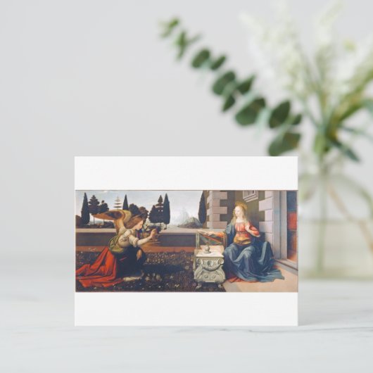 Leonardo da Vinci, 1472-1473 Postkarte (Stehend Vorderseite)