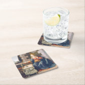 Leonardo da Vinci, 1472-1473 Rechteckiger Pappuntersetzer (Vor Ort)