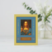 Leonardo da Vinci 1500 Postkarte (Stehend Vorderseite)
