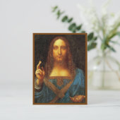 Leonardo da Vinci 1500 Postkarte (Stehend Vorderseite)