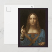 Leonardo da Vinci 1500 Postkarte (Vorne/Hinten)