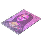 Leonardo Da Vinci Abstract Mona Lisa  Notizblock (Linke Seite)