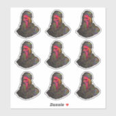 Leonardo Da Vinci Abstrakt Art Sticker Pack (Blatt)
