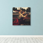 Leonardo Da Vinci Angel Wrapped Canvas Print Leinwanddruck (Insitu (Holzboden))