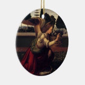 Leonardo da Vinci Ankündigung - Engel Keramikornament (Rechts)