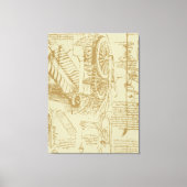 Leonardo Da Vinci Artwork Leinwanddruck (Vorderseite)
