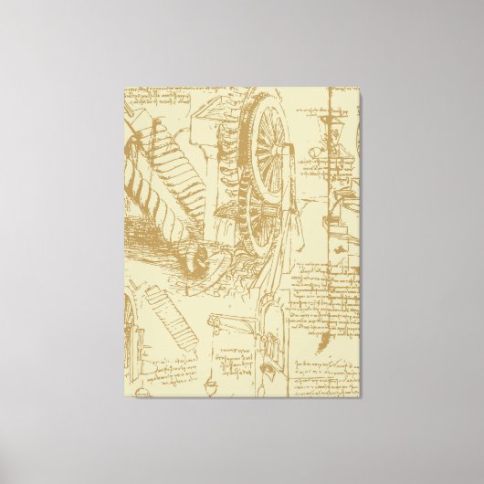 Leonardo Da Vinci Artwork Leinwanddruck (Vorderseite)