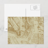 Leonardo Da Vinci Artwork Postkarte (Vorne/Hinten)