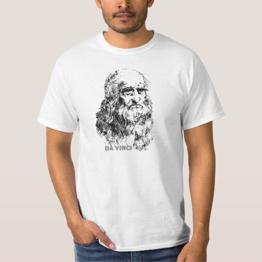 Leonardo da Vinci, Autoportrait 2 T-Shirt (Vorderseite)