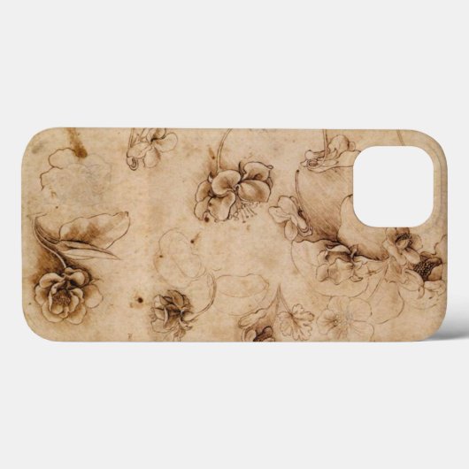 Leonardo Da Vinci Blume IPhone Fall Case-Mate iPhone Hülle (Rückseite (Horizontal))