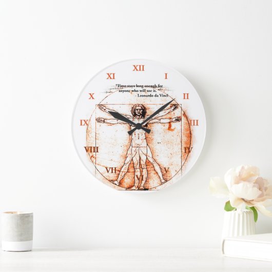 Leonardo da Vinci Clock Große Wanduhr (Zuhause)