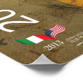 Leonardo da Vinci Codex Flight of Birds Poster (Ecke)